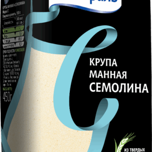 Крупа Мистраль манная из твердых сортов пшеницы Семолина, 450 г