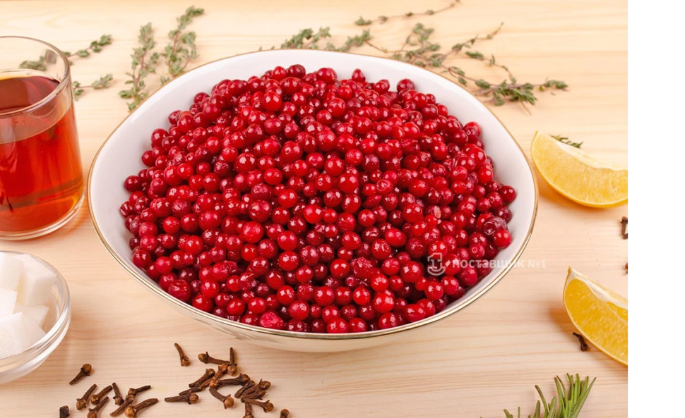 Брусника лесная с/м упаковка 1 кг