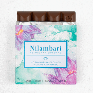 Молочный шоколад Nilambari с ванилью