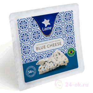Сыр Лайме с голубой плесенью БлюЧиз 56% 90г